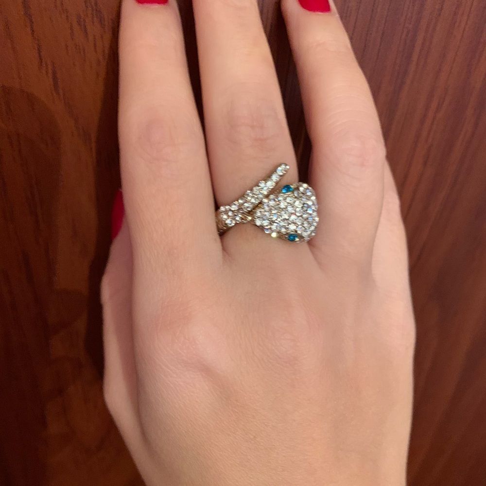 Wrap snake crystal ring - Picture 4 of 4